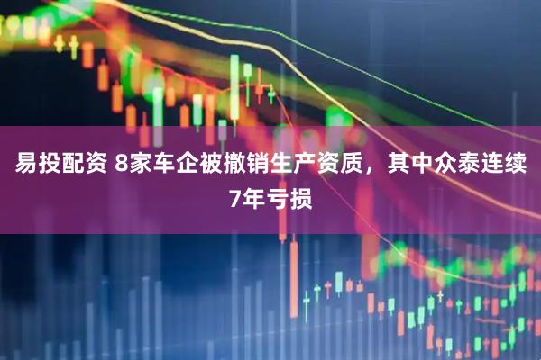 易投配资 8家车企被撤销生产资质，其中众泰连续7年亏损