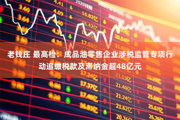 老钱庄 最高检：成品油零售企业涉税监管专项行动追缴税款及滞纳金超48亿元
